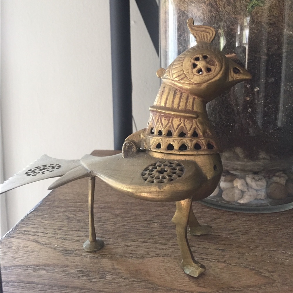 Brass Bird - Incense burner